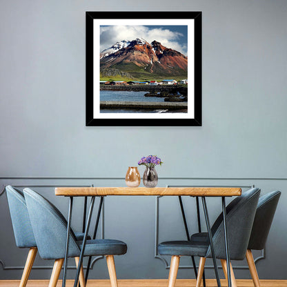 East Fjords Harbor Village Wall Art