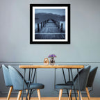 Long Lake Pier at Dusk Wall Art