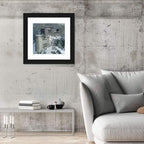 Snowy Medieval Castle Illustration Wall Art