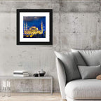 Sultanahmet Camii at Twilight Wall Art