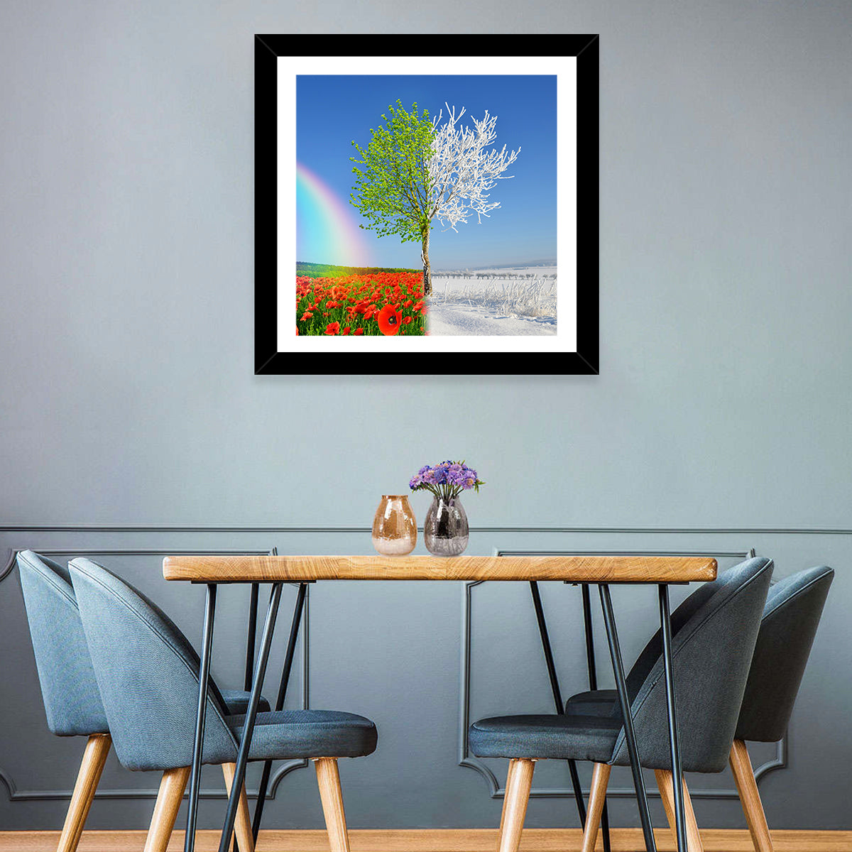 Seasonal Split Landscape Wall Art