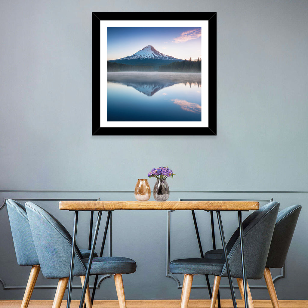 Mount Hood Reflection at Trillium Lake Wall Art
