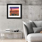 Golden Gate Bridge at Sunset Wall Art