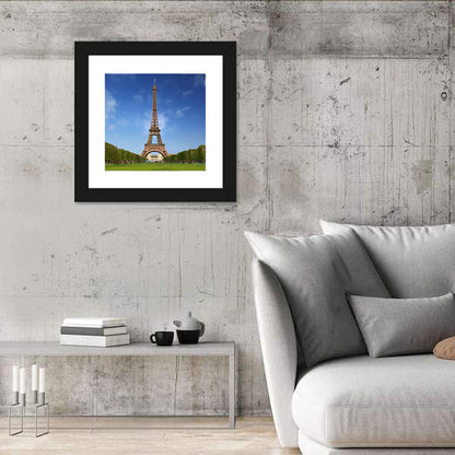 Eiffel Tower Park View Wall Art