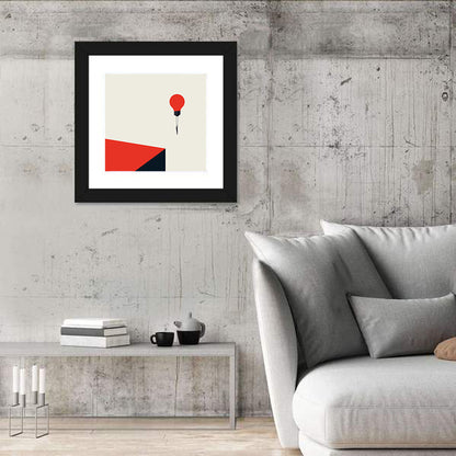 Hanging from a Lightbulb Wall Art