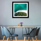 Clam Beach Aerial View Wall Art