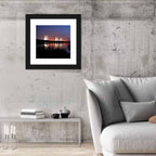 Illuminated Nuclear Cooling Towers Wall Art