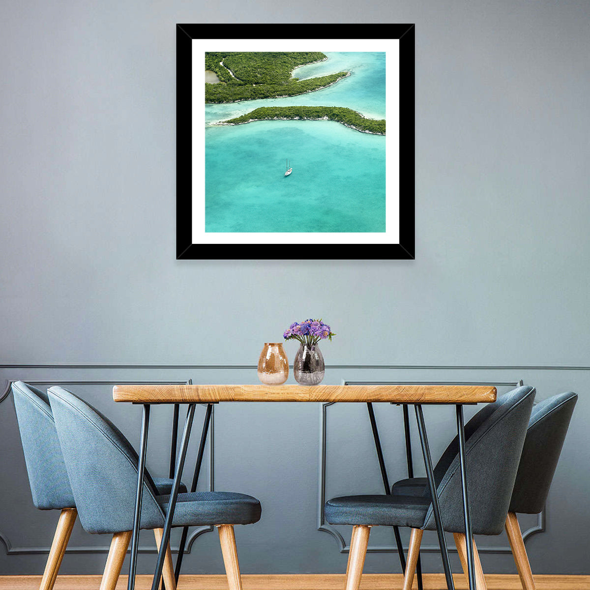 Turquoise Bahamas Islands Wall Art
