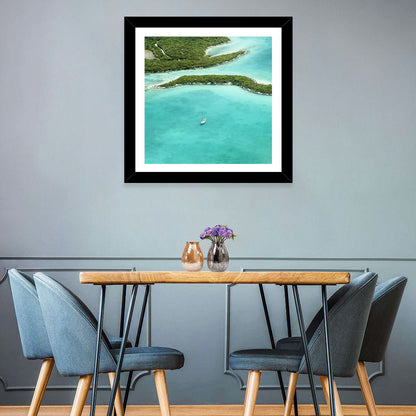 Turquoise Bahamas Islands Wall Art