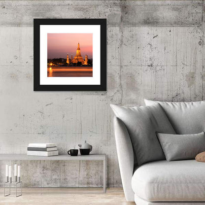 Wat Arun at Dusk Wall Art