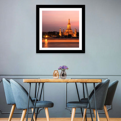 Wat Arun at Dusk Wall Art