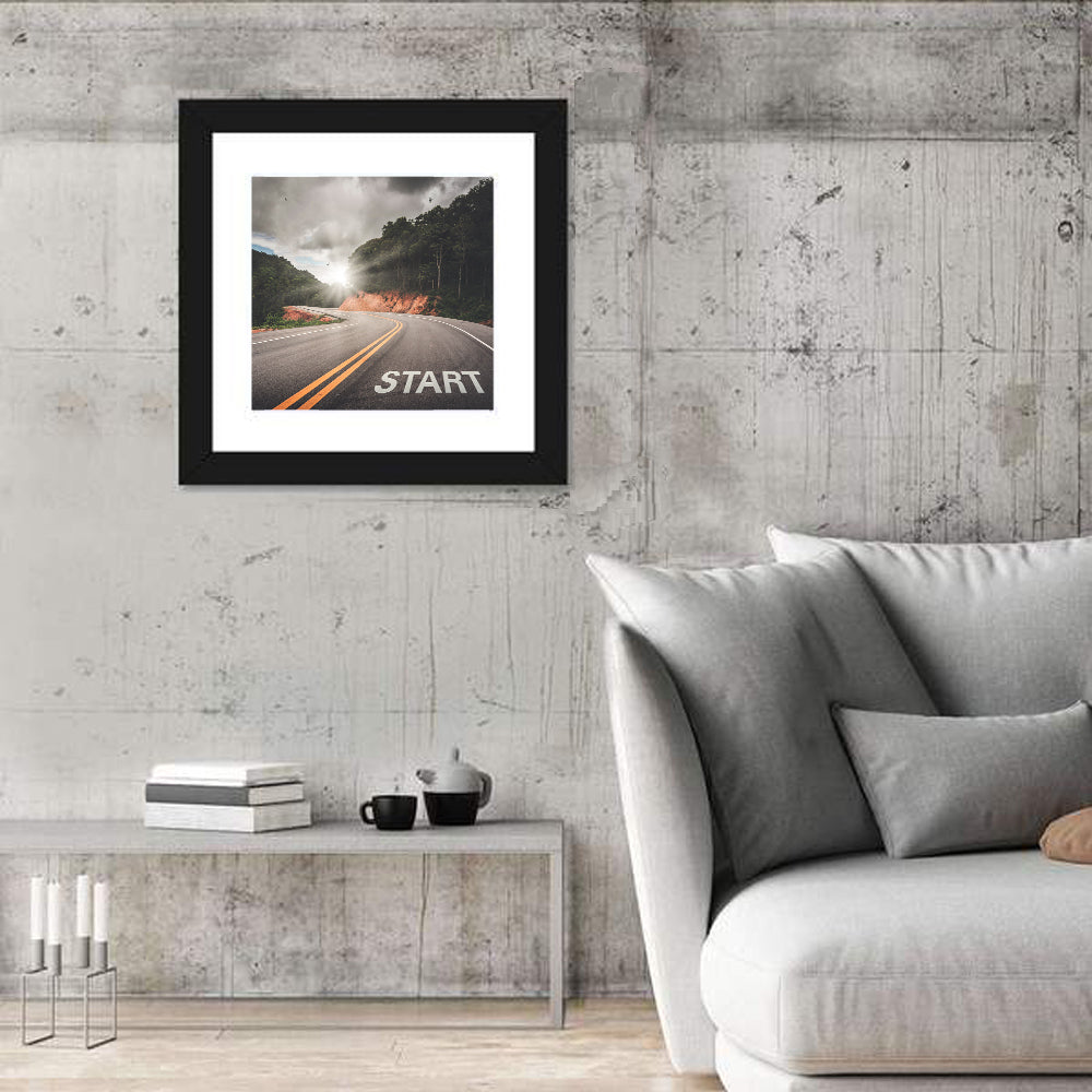 Start of a Journey, Sunrise Road Wall Art