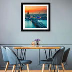 Hohenzollern Bridge at Dusk Wall Art
