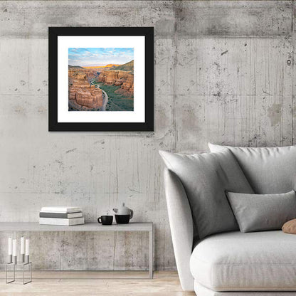 Charyn Canyon at Golden Hour Wall Art