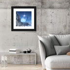 Nightfall on Frozen Alien World Wall Art