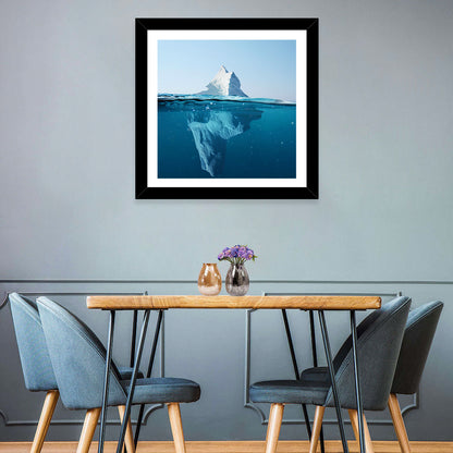Split-level Iceberg Wall Art