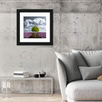 Lavender Field Crossroads with Lone Tree Wall Art