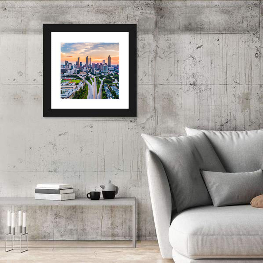 Downtown Atlanta Skyline Wall Art