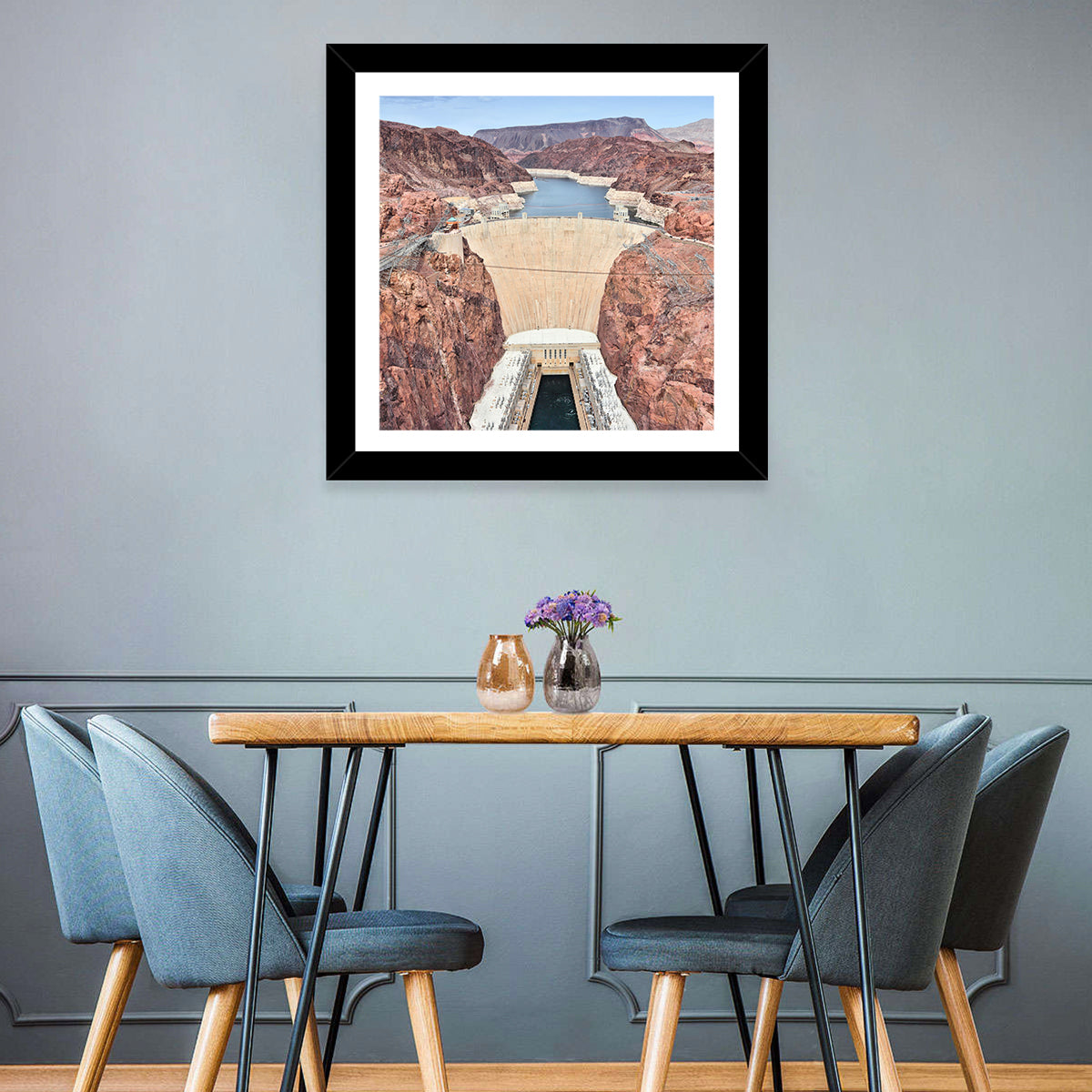 Hoover Dam High-angle View Wall Art