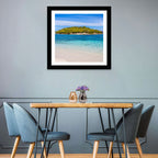 Butrint Turquoise Island Beach Wall Art