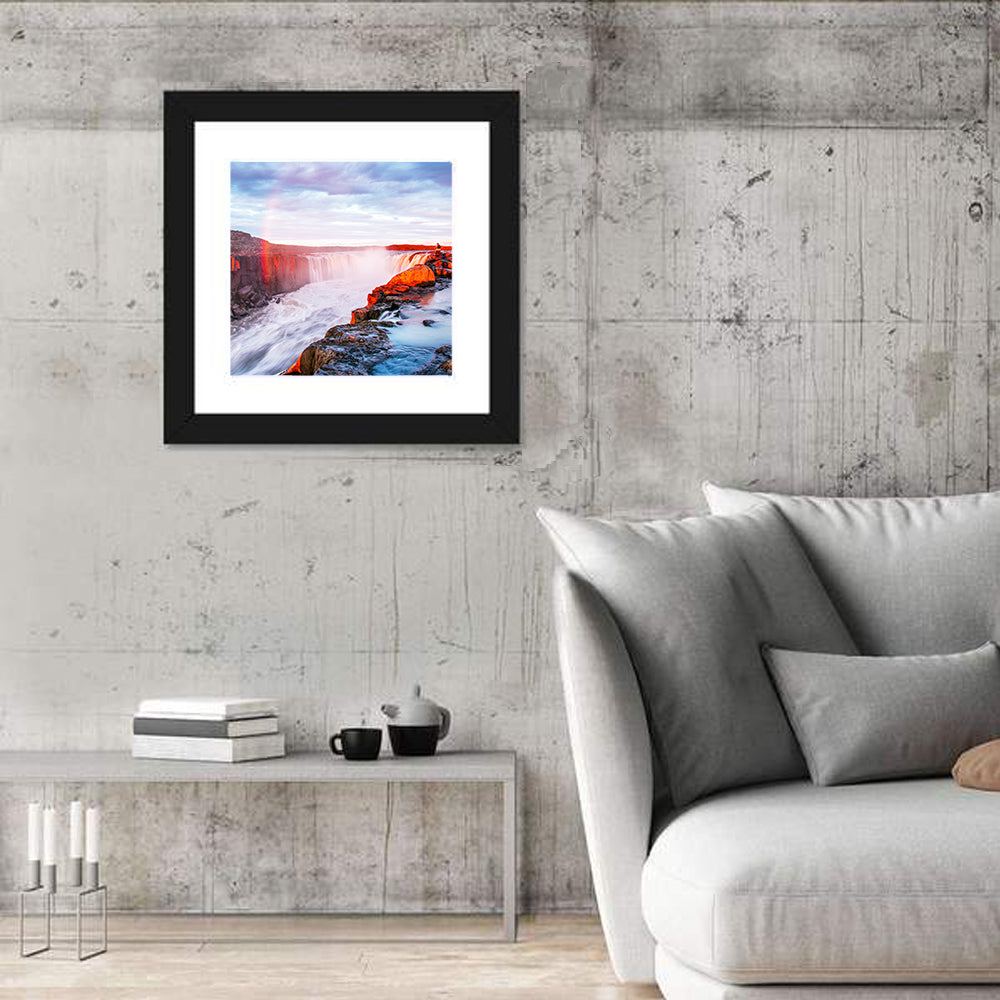 Selfoss Waterfall Wall Art