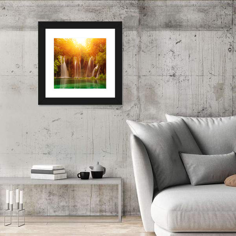 Plitvice Lakes Waterfalls Wall Art