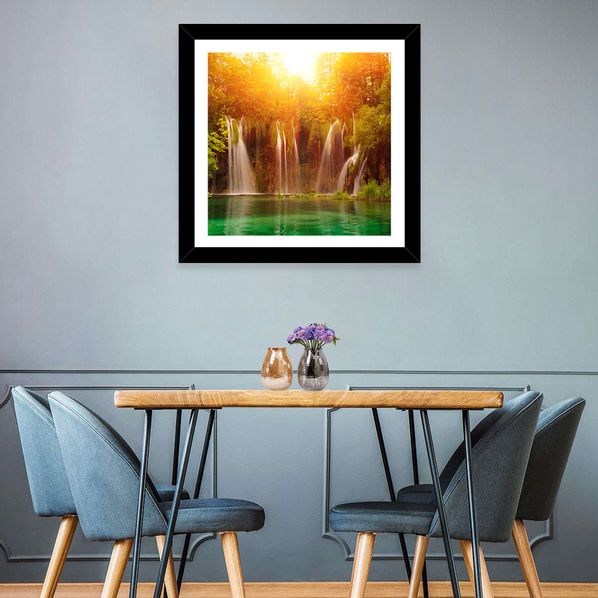 Plitvice Lakes Waterfalls Wall Art