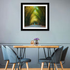 Arched Bamboo Tunnel Wall Art