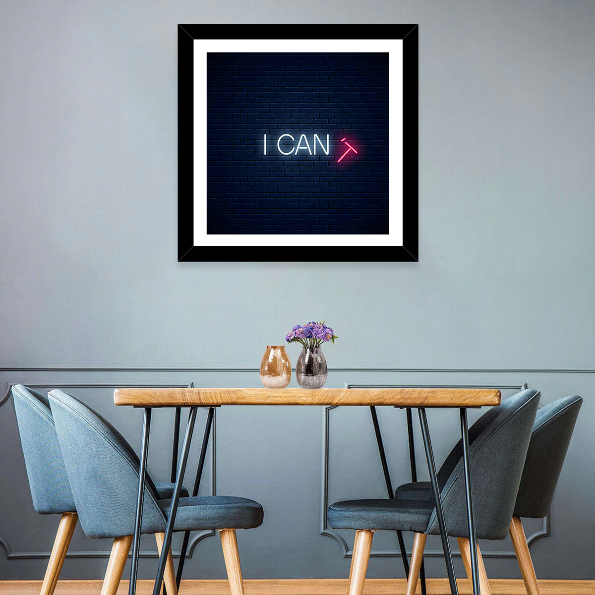 I Can Neon Sign Wall Art