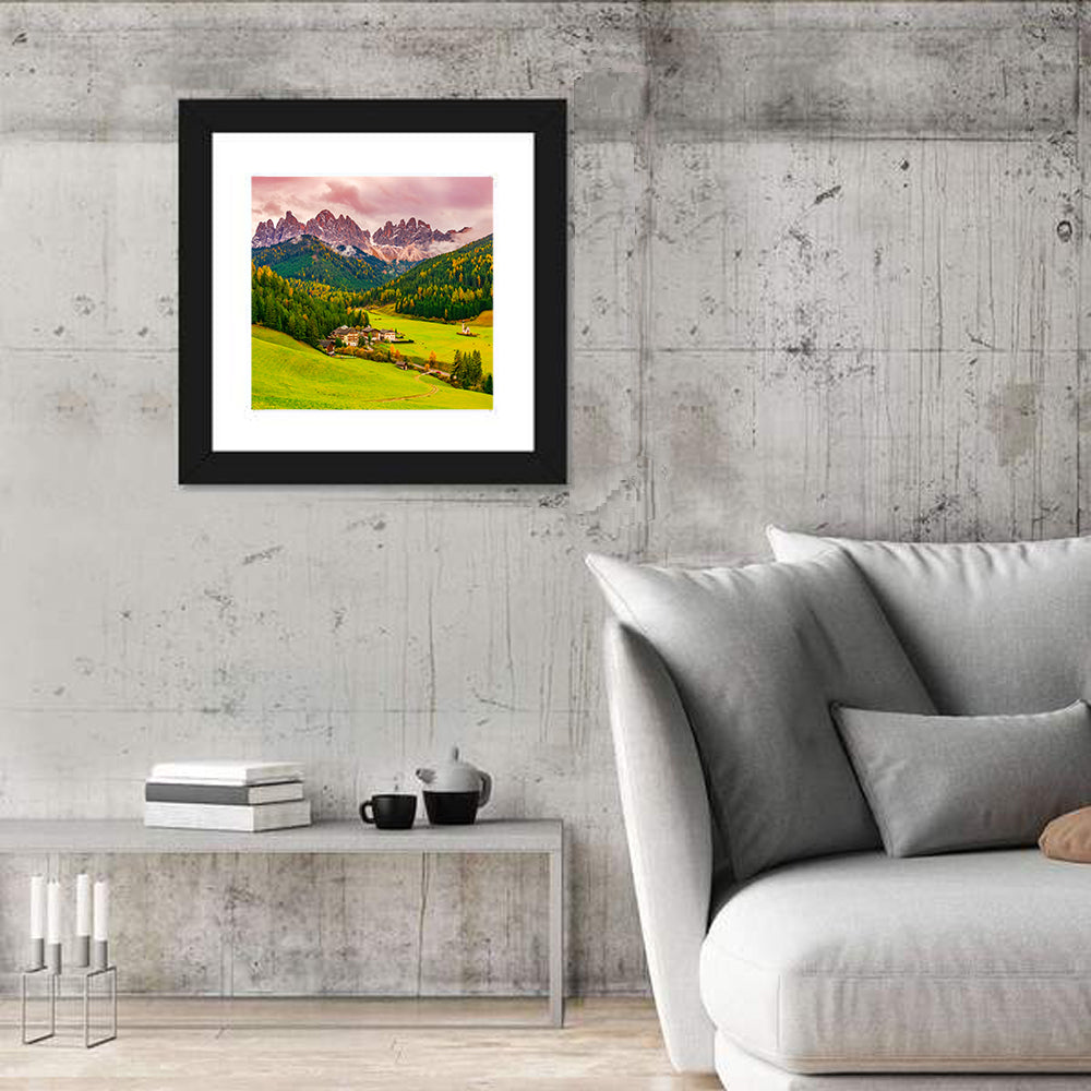 St Johann Church, Santa Maddalena Wall Art