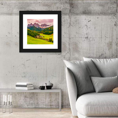 St Johann Church, Santa Maddalena Wall Art