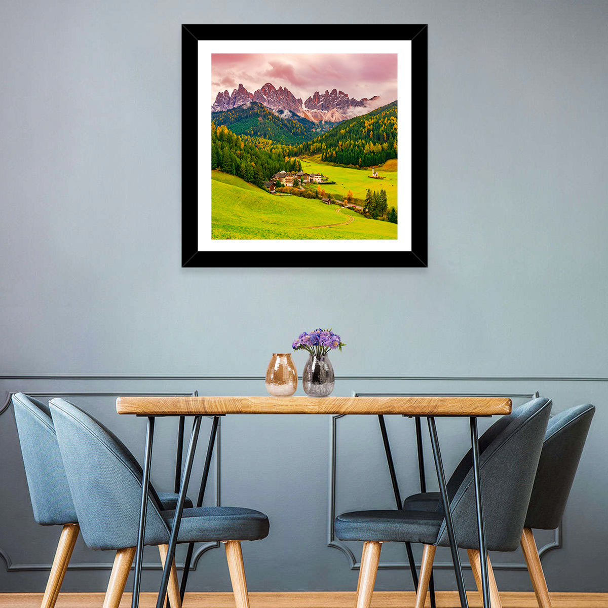 St Johann Church, Santa Maddalena Wall Art