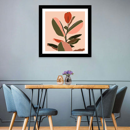 Ficus Leaves Wall Art