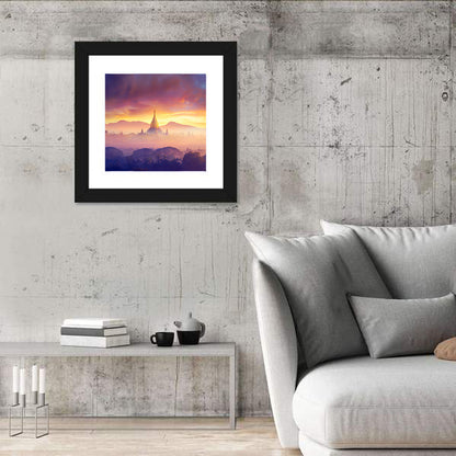 Misty Bagan Stupas Wall Art