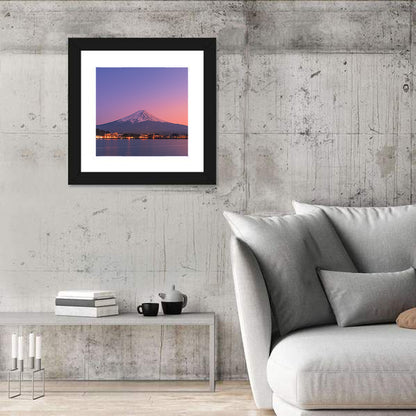 Mount Fuji Over Lake Kawaguchi Wall Art