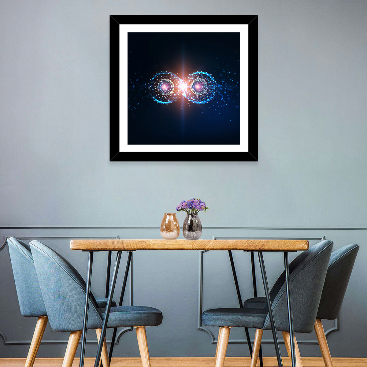 Polygonal Infinity Loop Wall Art