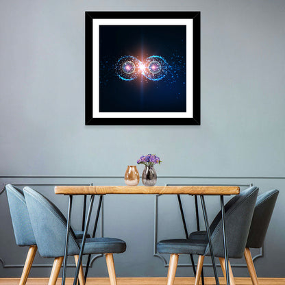 Polygonal Infinity Loop Wall Art