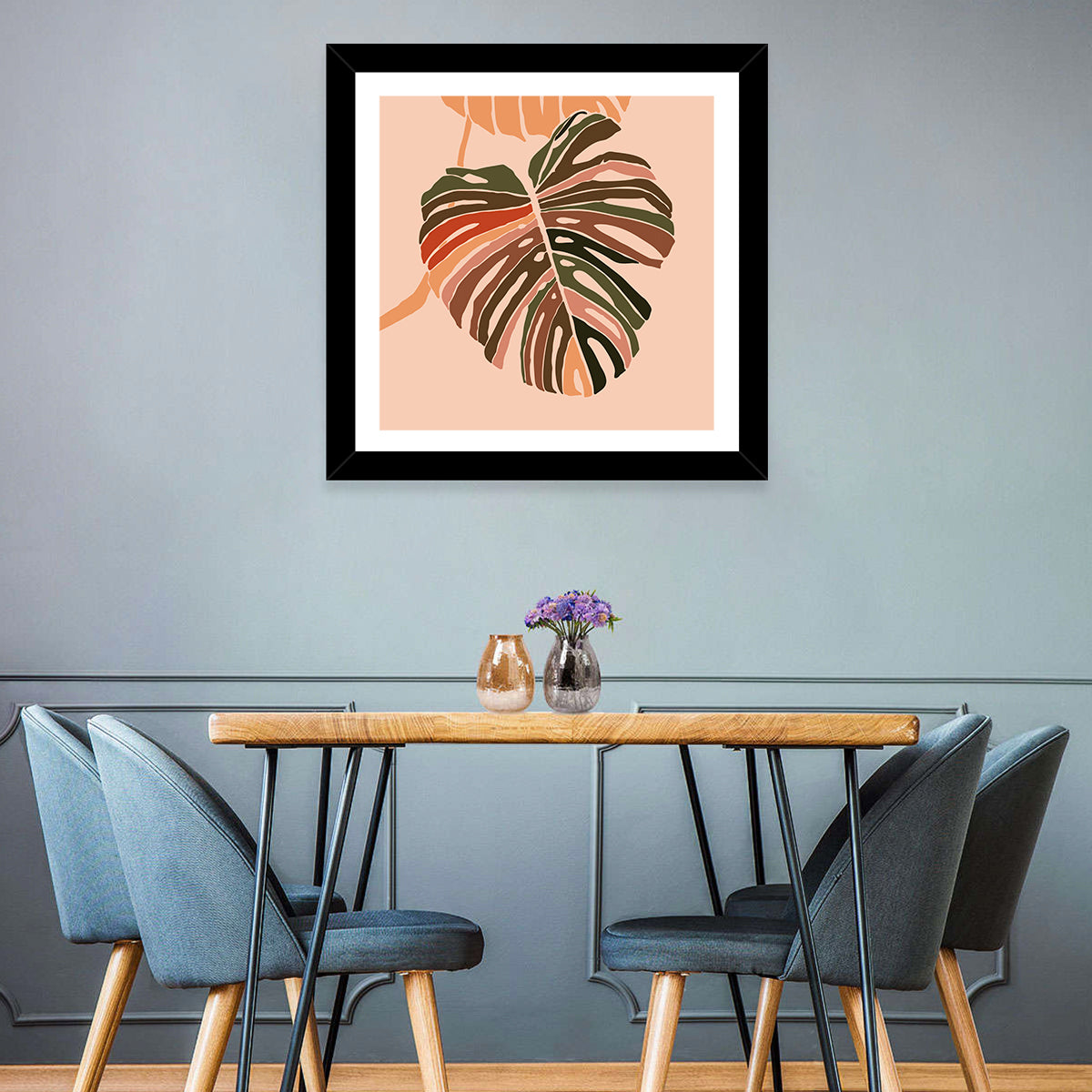 Monstera Leaves Wall Art