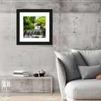 Lush Rainforest Cascade Wall Art