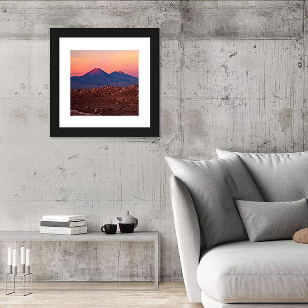Valle De La Luna, Licancabur Volcano Wall Art