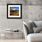Silsersee Larches and Swiss Alps Wall Art