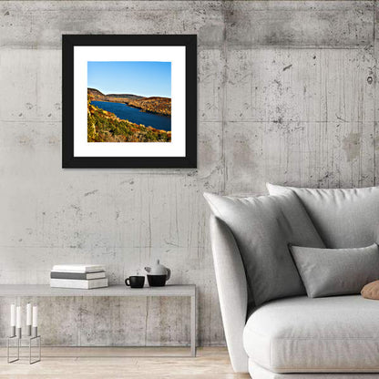 Lake of the Clouds Golden Hour Wall Art