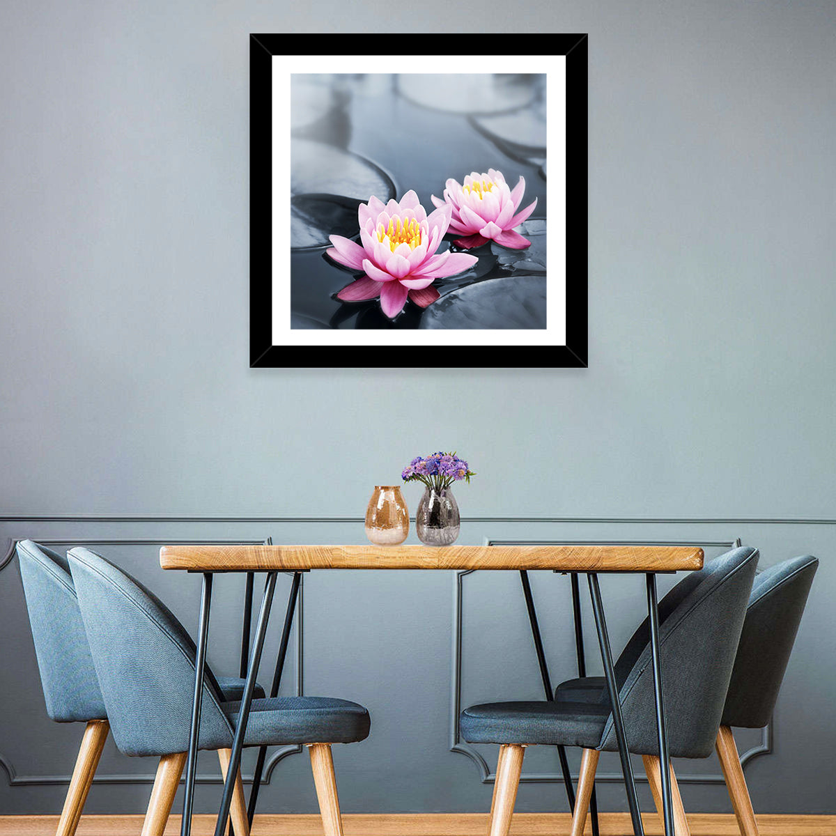 Pink Water Lilies Wall Art