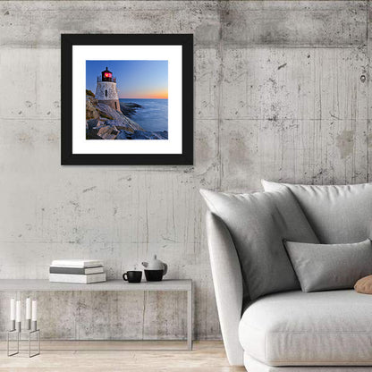 Castle Hill Lighthouse at Dusk Wall Art