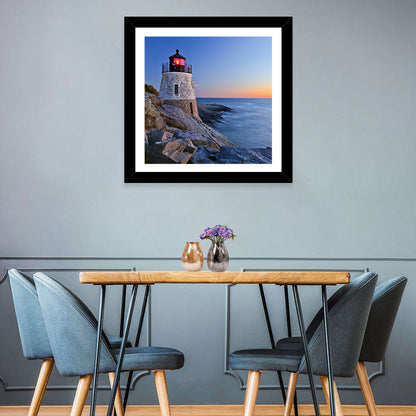 Castle Hill Lighthouse at Dusk Wall Art
