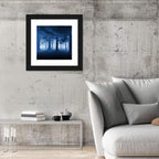 Midnight Blue Forest Wall Art