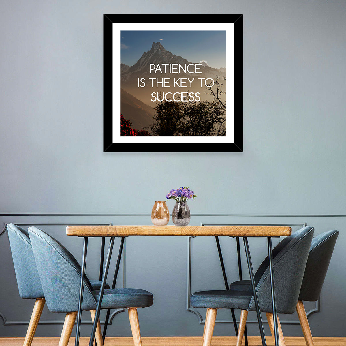 Patience Is the Key to Success Wall Art
