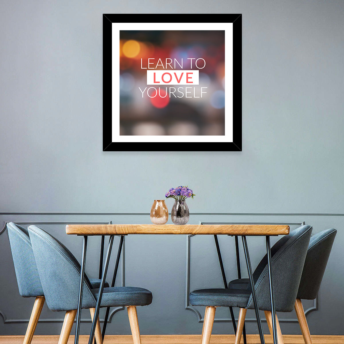 Learn to Love Yourself Wall Art