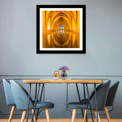 Royal Alcázar Bath Reflections Wall Art
