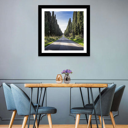 Avenue of Cypress Trees Wall Art